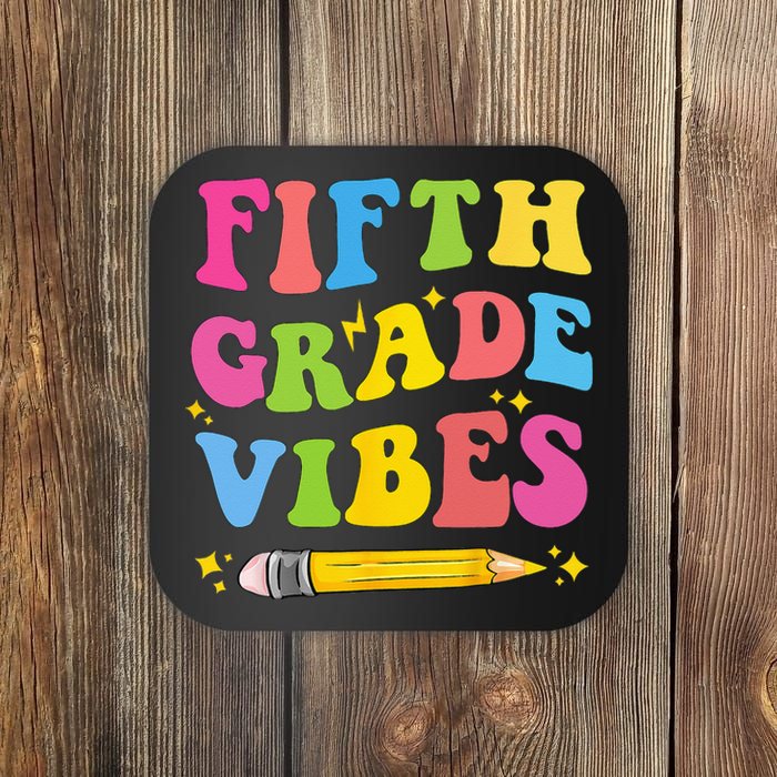 Fifth Grade Vibes Back To School Coaster