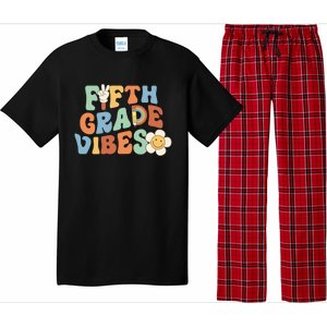 Fifth Grade Vibes 5Th Grade Groovy First Day Of School Great Gift Pajama Set