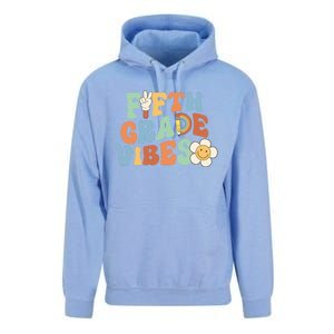 Fifth Grade Vibes 5Th Grade Groovy First Day Of School Great Gift Unisex Surf Hoodie