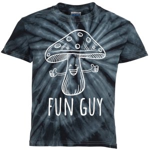 Fun Guy Vegetarian Fungi Funny Food Pun Funny Mushroom Kids Tie-Dye T-Shirt