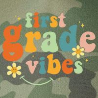 First Grade Vibes 1st Grade Team Retro 1st Day Of School Legacy Tie Dye Trucker Hat