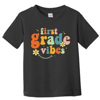 First Grade Vibes 1st Grade Team Retro 1st Day Of School Toddler T-Shirt