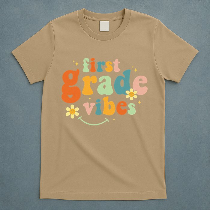 First Grade Vibes 1st Grade Team Retro 1st Day Of School T-Shirt