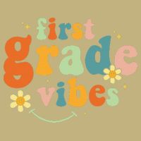 First Grade Vibes 1st Grade Team Retro 1st Day Of School T-Shirt