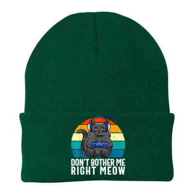 Funny Gaming Video Game Lover Gaming Cat Gaming Knit Cap Winter Beanie