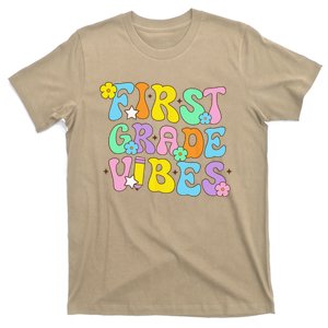 First Grade Vibes Back To School Retro 1st Grade Teachers T-Shirt