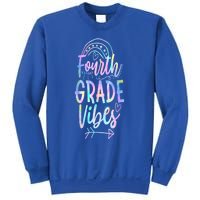 Fourth Grade Vibes Back To School Vibrant Picture Funny Gift Sweatshirt