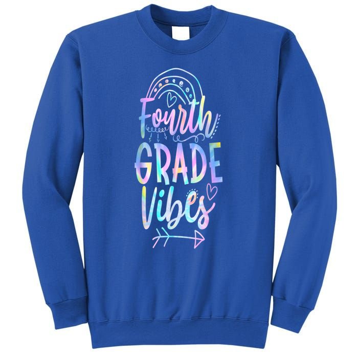 Fourth Grade Vibes Back To School Vibrant Picture Funny Gift Sweatshirt