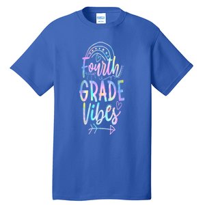 Fourth Grade Vibes Back To School Vibrant Picture Funny Gift Tall T-Shirt