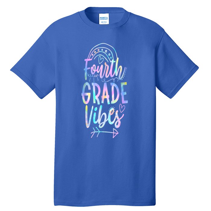 Fourth Grade Vibes Back To School Vibrant Picture Funny Gift Tall T-Shirt