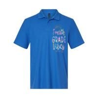 Fourth Grade Vibes Back To School Vibrant Picture Funny Gift Softstyle Adult Sport Polo