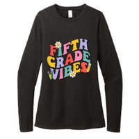 Fifth Grade Vibes Back To School 5th Grade Team 1st Day Womens CVC Long Sleeve Shirt