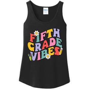 Fifth Grade Vibes Back To School 5th Grade Team 1st Day Ladies Essential Tank