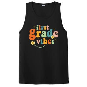 First Grade Vibes 1st Grade Team Retro 1st Day Of School Gift PosiCharge Competitor Tank