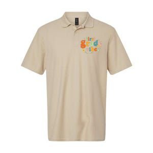 First Grade Vibes 1st Grade Team Retro 1st Day Of School Gift Softstyle Adult Sport Polo