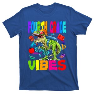 Fourth Grade Vibes Dinosaur Back To School Gift T-Shirt