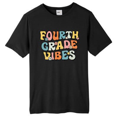 Fourth Grade Vibes 4th Grade Team Retro 1st Day Of School Gift Tall Fusion ChromaSoft Performance T-Shirt