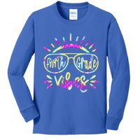 Fourth Grade Vibes Hello Fourth Grade Team Fourth Grade Meaningful Gift Kids Long Sleeve Shirt