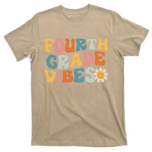 Fourth Grade Vibes 4th Grade Team Retro 1st Day Of School T-Shirt