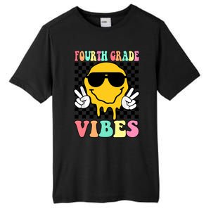 Fourth Grade Vibes Hippie Smile Face Peace Back To School Gift Tall Fusion ChromaSoft Performance T-Shirt