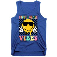 Fourth Grade Vibes Hippie Smile Face Peace Back To School Gift Tank Top