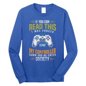 Funny Gamer Video Games Gift Idea Gaming Gift Long Sleeve Shirt