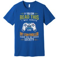 Funny Gamer Video Games Gift Idea Gaming Gift Premium T-Shirt