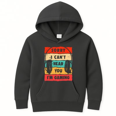 Funny Gamer Video Gaming Sorry I CanT Here You Kids Hoodie