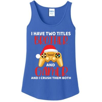 Funny Gamer Vintage Video Games Brother Son Christmas Gift Ladies Essential Tank