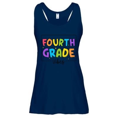 Fourth Grade Vibes 4th Grade Team Retro First Day Of School Ladies Essential Flowy Tank