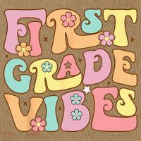 First Grade Vibes 1st Grade 1st Day Of School Teacher Cotton Canvas Backpack