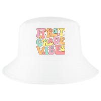 First Grade Vibes 1st Grade 1st Day Of School Teacher Cool Comfort Performance Bucket Hat