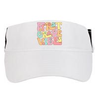 First Grade Vibes 1st Grade 1st Day Of School Teacher Adult Drive Performance Visor