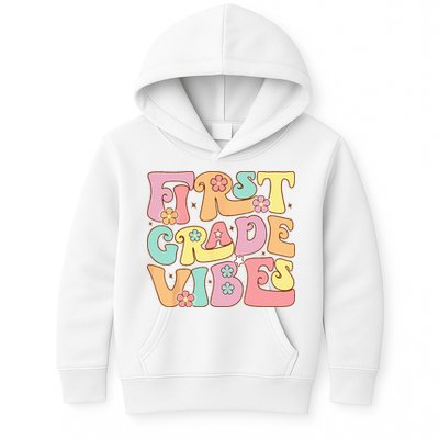 First Grade Vibes 1st Grade 1st Day Of School Teacher Kids Hoodie