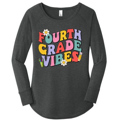 Fourth Grade Vibes Back To School 4th Grade Team 1st Day Women's Perfect Tri Tunic Long Sleeve Shirt