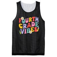 Fourth Grade Vibes Back To School 4th Grade Team 1st Day Mesh Reversible Basketball Jersey Tank