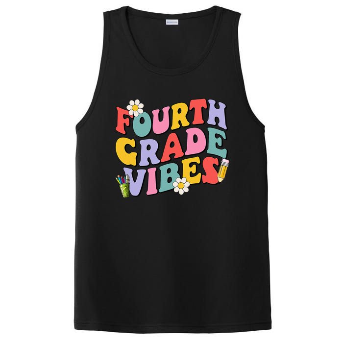 Fourth Grade Vibes Back To School 4th Grade Team 1st Day PosiCharge Competitor Tank