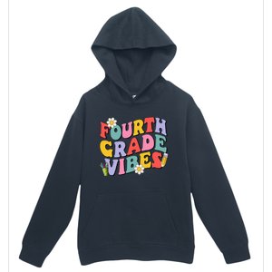 Fourth Grade Vibes Back To School 4th Grade Team 1st Day Urban Pullover Hoodie