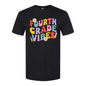 Fourth Grade Vibes Back To School 4th Grade Team 1st Day Softstyle CVC T-Shirt