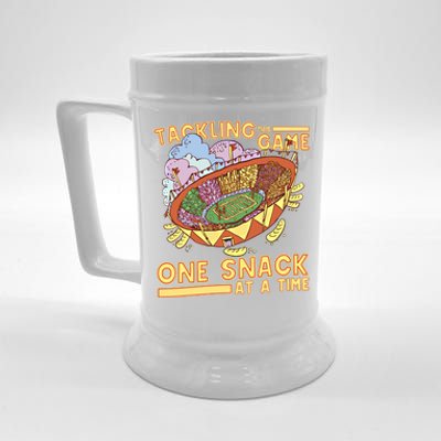 Funny Game Vibes American Football College State Teams Meaningful Gift Beer Stein