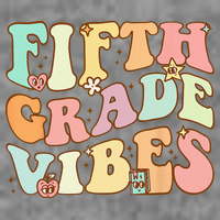 Fifth Grade Vibes 5th Grade Team Retro 1st Day Of School Tall Sweatshirt