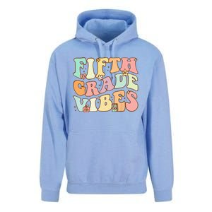 Fifth Grade Vibes 5th Grade Team Retro 1st Day Of School Unisex Surf Hoodie