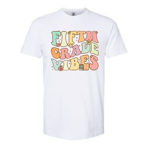 Fifth Grade Vibes 5th Grade Team Retro 1st Day Of School Softstyle CVC T-Shirt