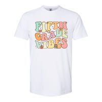 Fifth Grade Vibes 5th Grade Team Retro 1st Day Of School Softstyle CVC T-Shirt