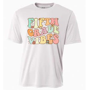 Fifth Grade Vibes 5th Grade Team Retro 1st Day Of School Cooling Performance Crew T-Shirt