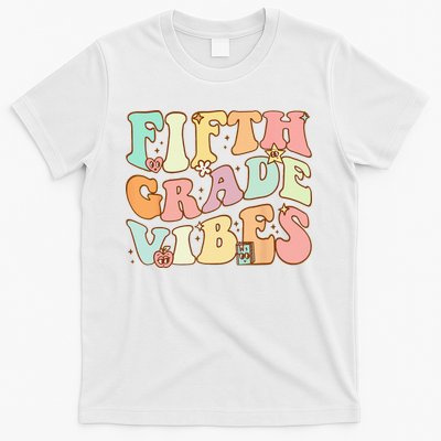 Fifth Grade Vibes 5th Grade Team Retro 1st Day Of School T-Shirt