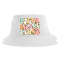 Fifth Grade Vibes 5th Grade Team Retro 1st Day Of School Sustainable Bucket Hat