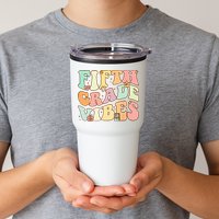 Fifth Grade Vibes 5th Grade Team Retro 1st Day Of School Tumbler