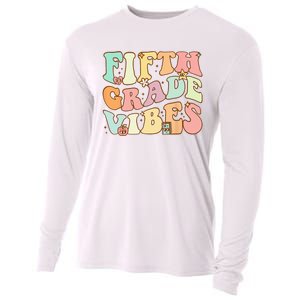 Fifth Grade Vibes 5th Grade Team Retro 1st Day Of School Cooling Performance Long Sleeve Crew