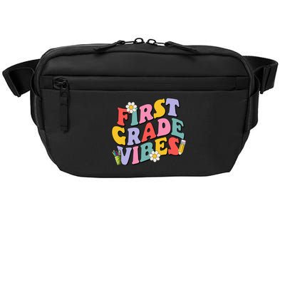 First Grade Vibes Back To School 1st Grade Team 1st Day Crossbody Pack